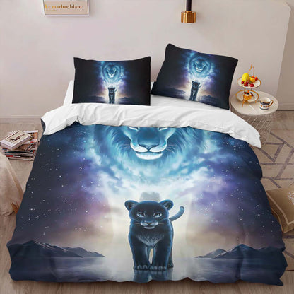 Simba and Mufasa The Lion King 04 Duvet Cover 2