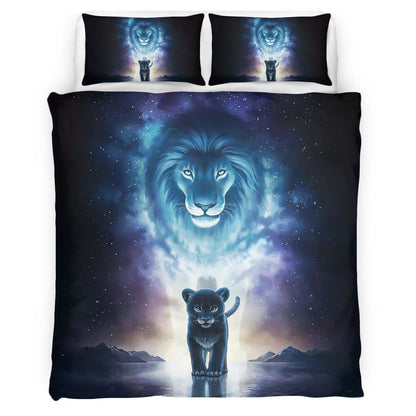 Simba and Mufasa The Lion King 04 Duvet Cover