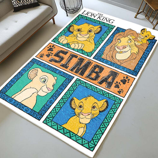 Simba and Mufasa The Lion King 06 Rug