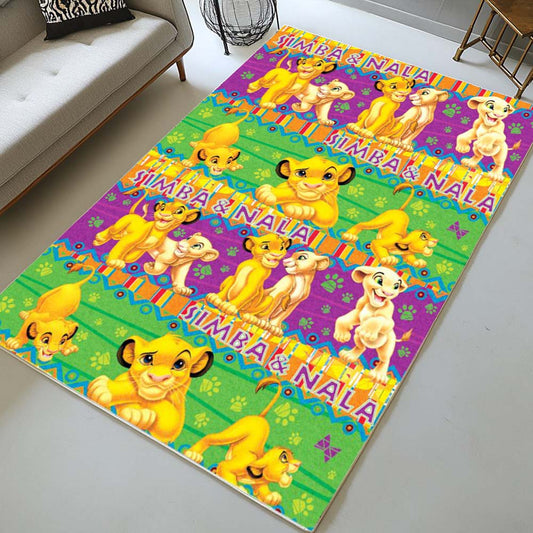 Simba and Nala The Lion King Rug