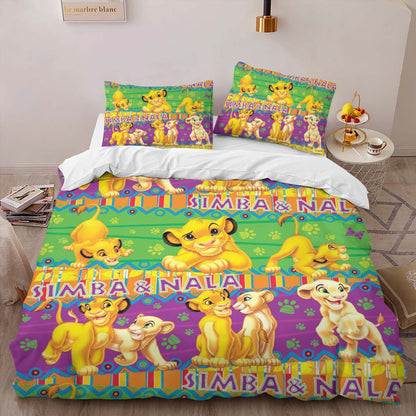 Simba and Nala The Lion King Duvet Cover 2