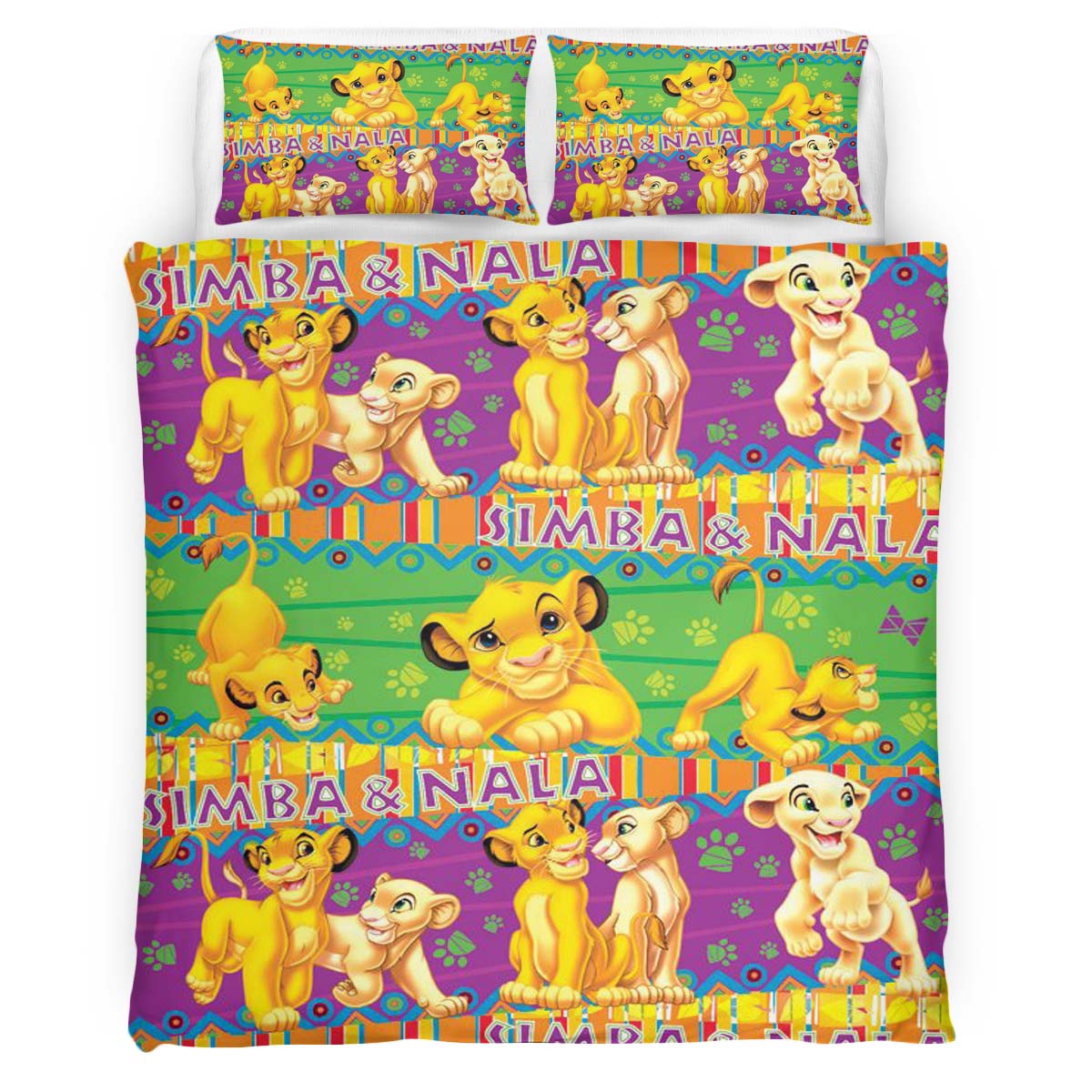 Simba and Nala The Lion King Duvet Cover