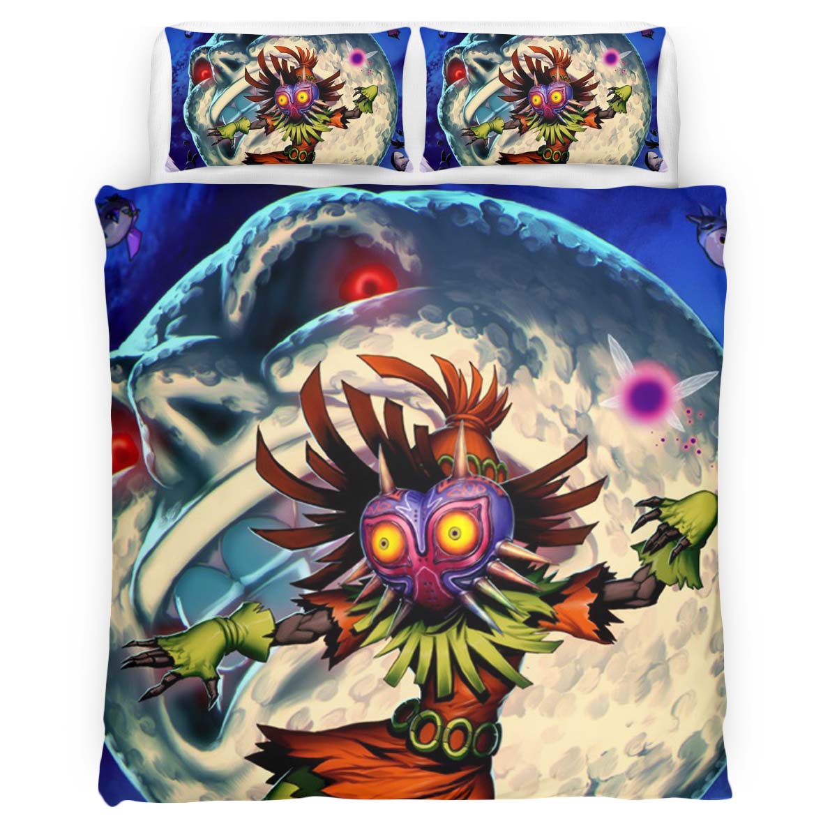 Skull Kid Majoras Mask The Legend of Zelda Duvet Cover