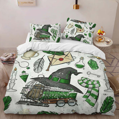 Slytherin Harry Potter 3 Duvet Cover 2
