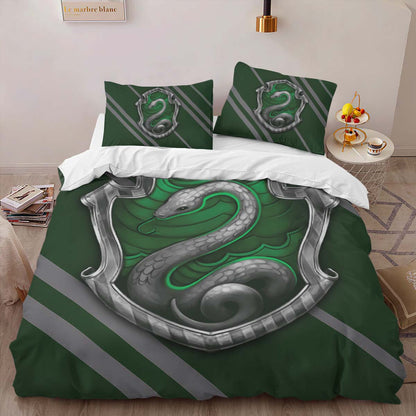 Slytherin House Harry Potter 02 Duvet Cover 2