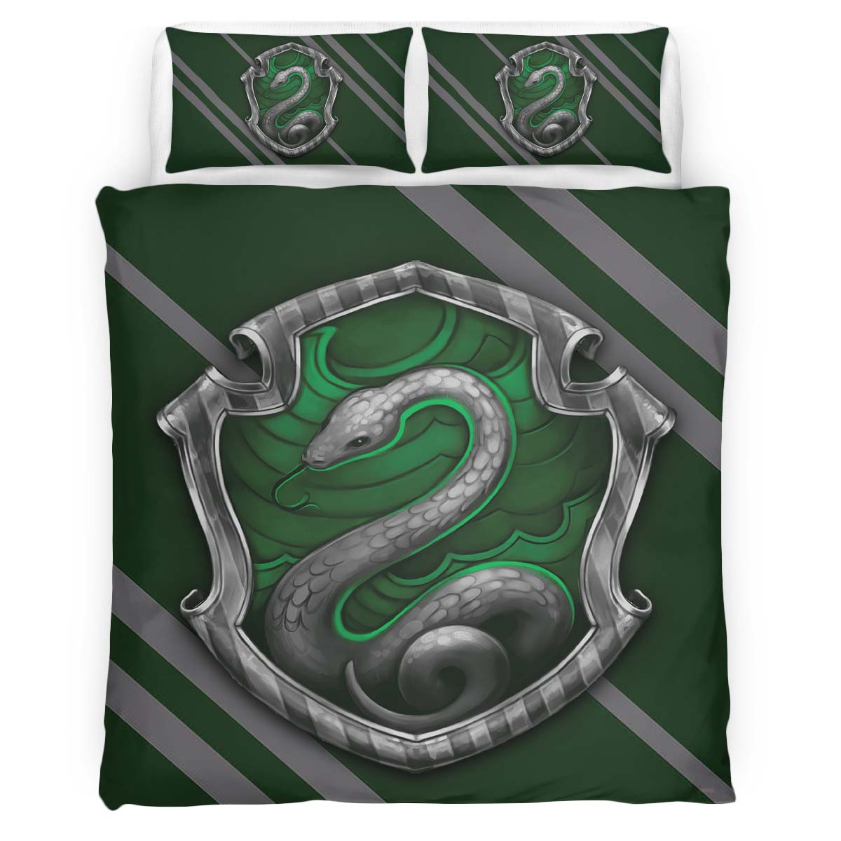Slytherin House Harry Potter 02 Duvet Cover