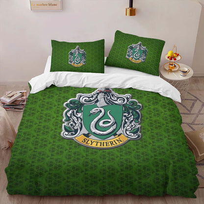 Slytherin House Harry Potter 07 Duvet Cover 2
