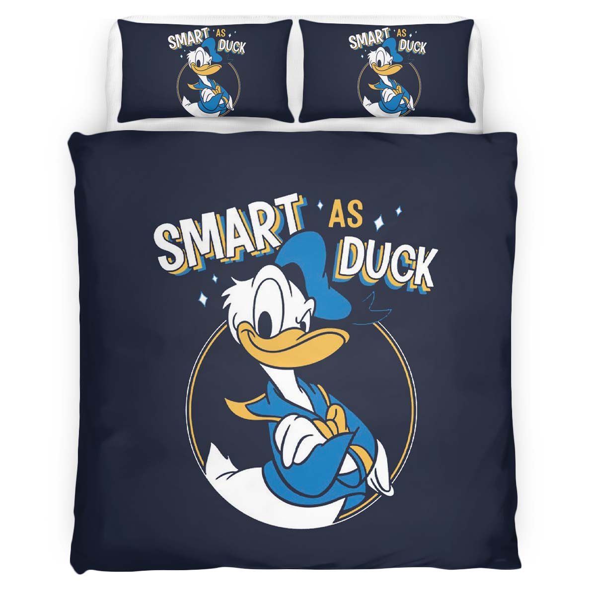 Smart as a Duck Donald Duck Duvet Cover