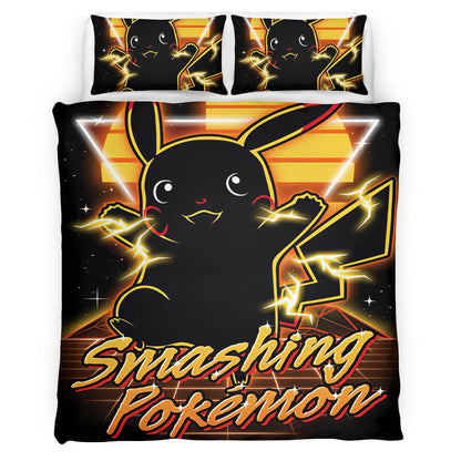 Smashing Pokemon Duvet Cover