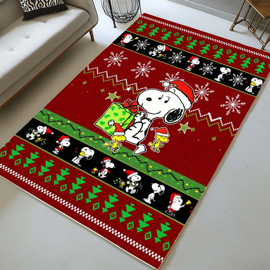 Snoopy Christmas Rug