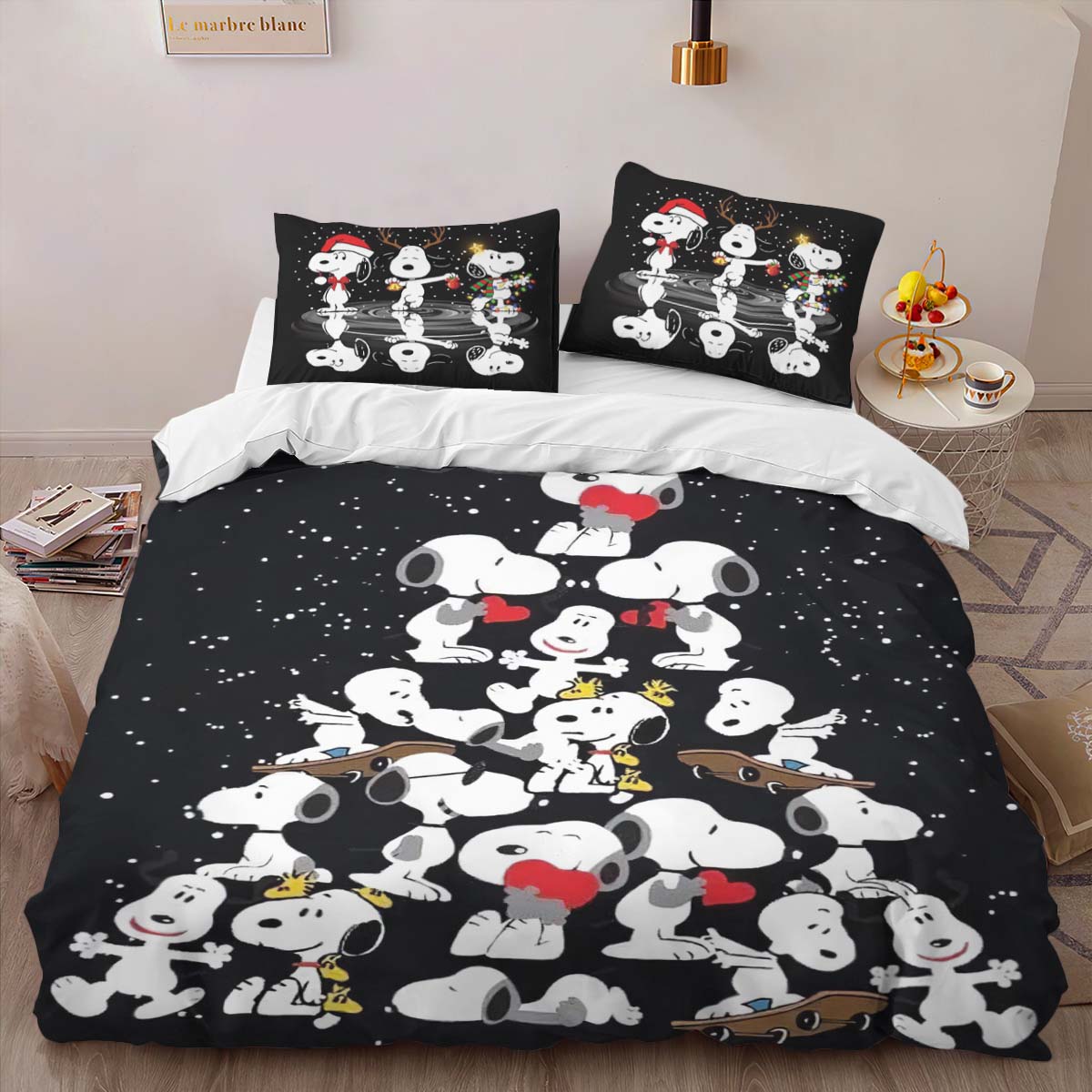 Snoopy Christmas Tree Duvet Cover 2