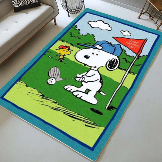 Snoopy Golf Rug