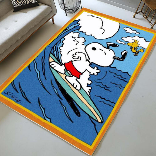 Snoopy Surf Rug