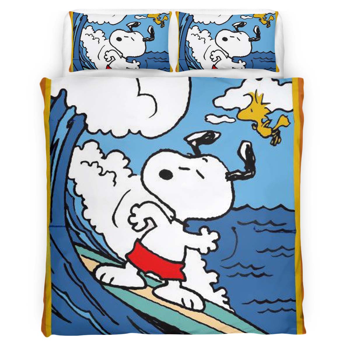 Snoopy Surf Duvet Cover
