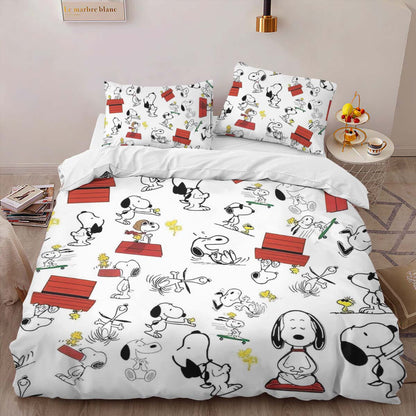 Snoopy and Woodstock 2 Duvet Cover 2