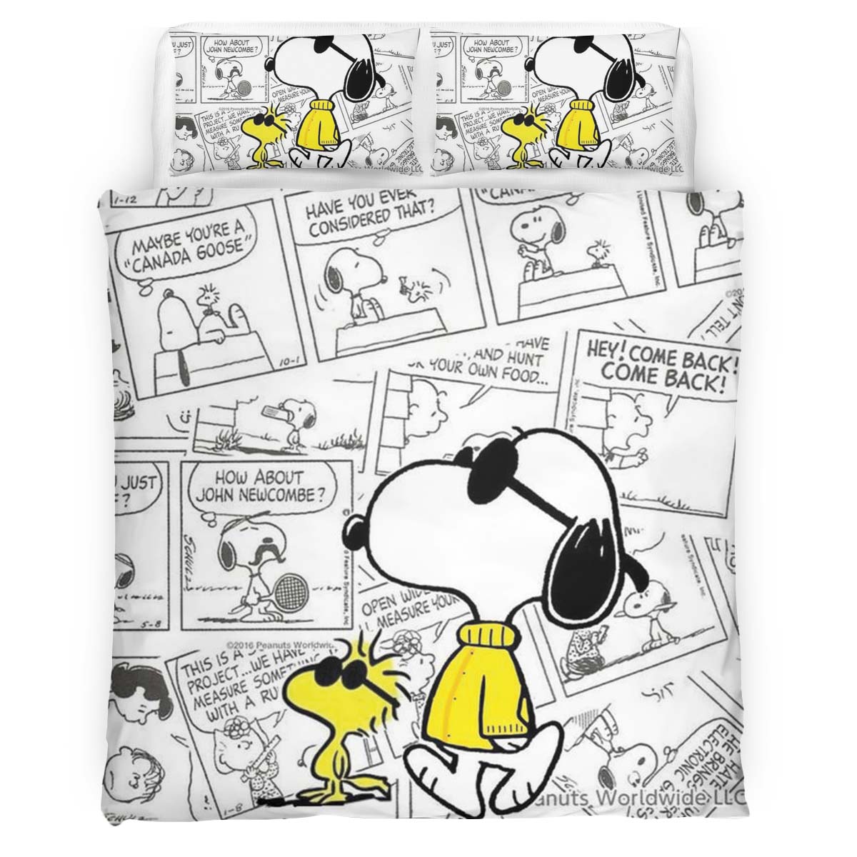 Snoopy and Woodstock 3 Duvet Cover