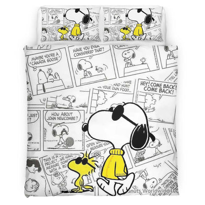 Snoopy and Woodstock 3 Duvet Cover