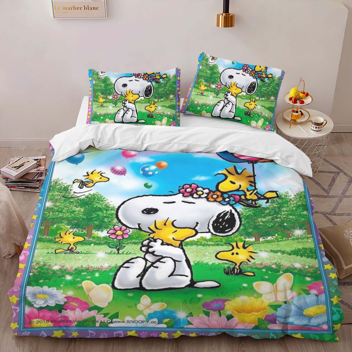 Snoopy and Woodstock 7 Duvet Cover 2