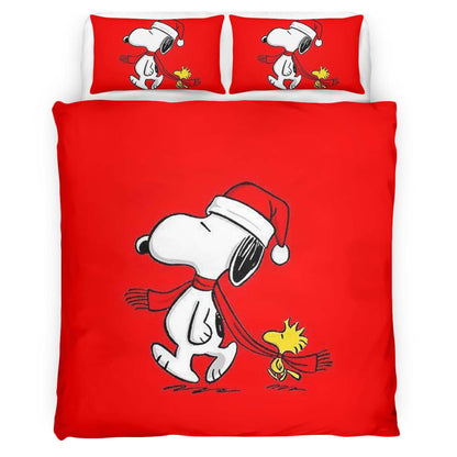 Snoopy and Woodstock 8 Duvet Cover