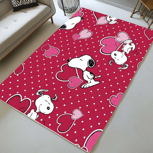 Snoopy with love Rug
