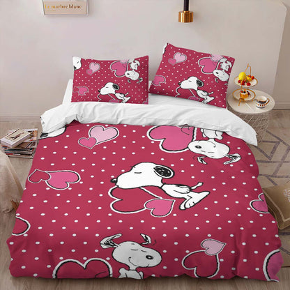 Snoopy with love Duvet Cover 2
