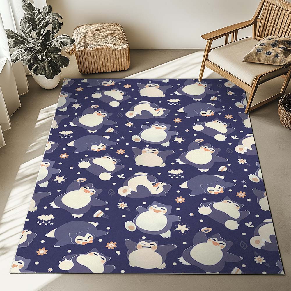 Snorlax Pokemon 3 Rug