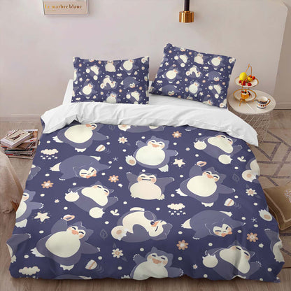 Snorlax Pokemon 3 Duvet Cover 2