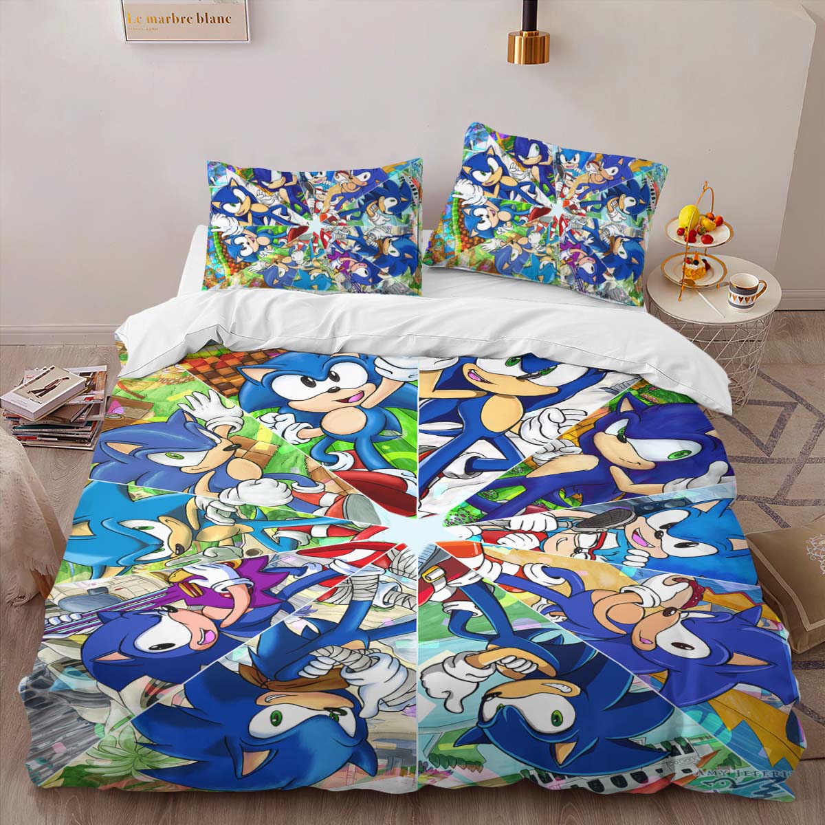 Sonic The Hedgehog 4 Duvet Cover 2