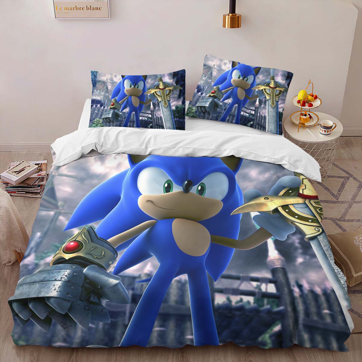Sonic the black knight wide Duvet Cover 2