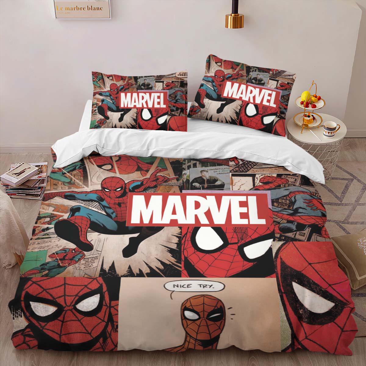 Spider-man 46 Duvet Cover 2
