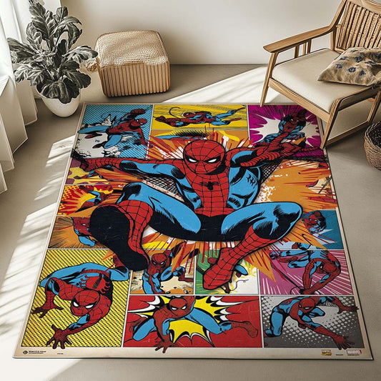 Spider-man Comic Rug