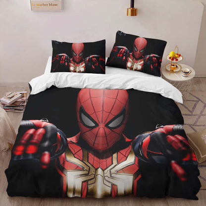 Spider-man Dark Background Duvet Cover 2