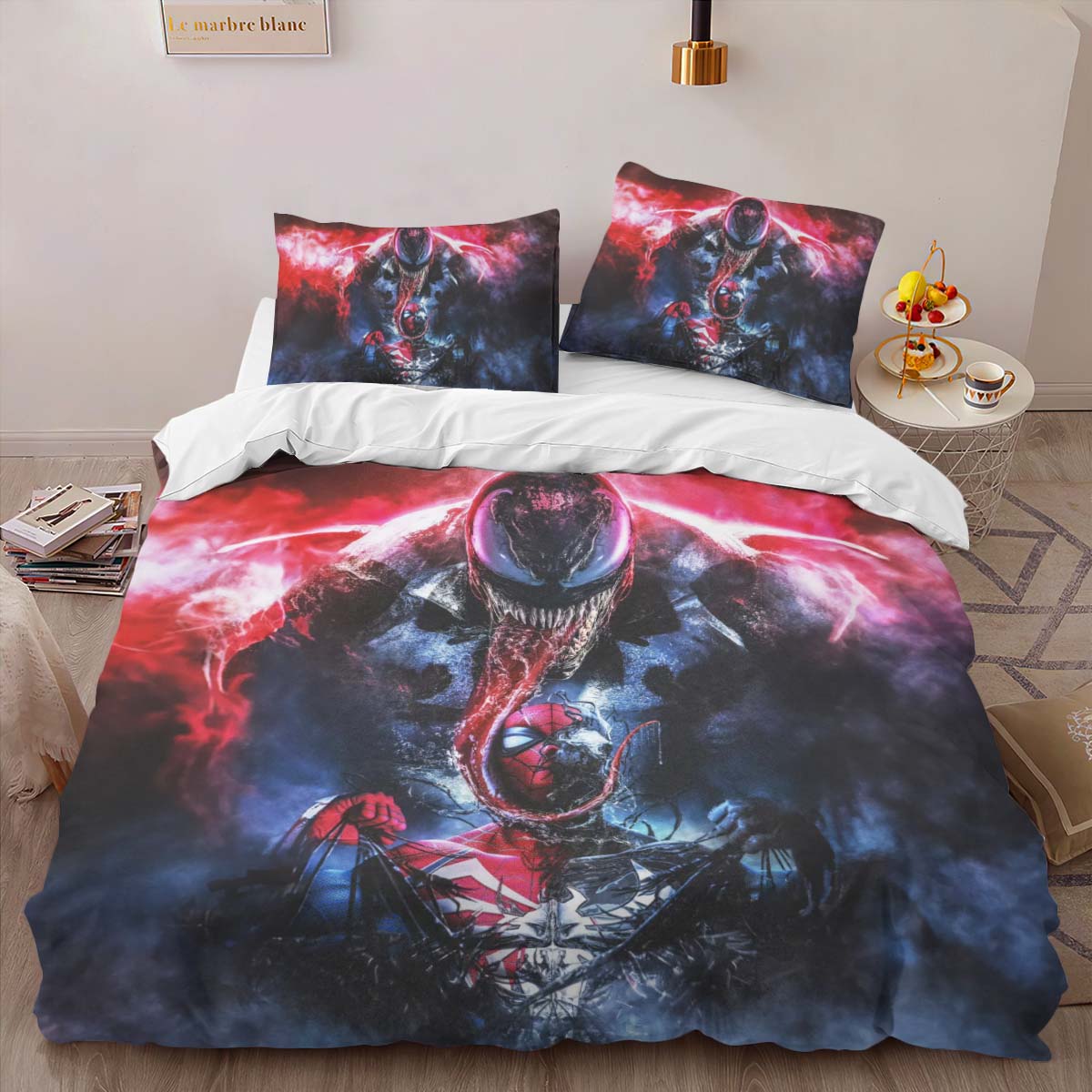 Spider-man venom 10 Duvet Cover 2