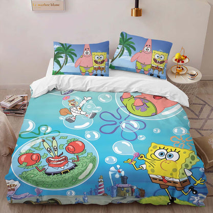 Spongebob Squarepants Characters 01 Duvet Cover 2