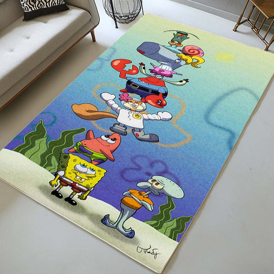 Spongebob Squarepants Characters 12 Rug