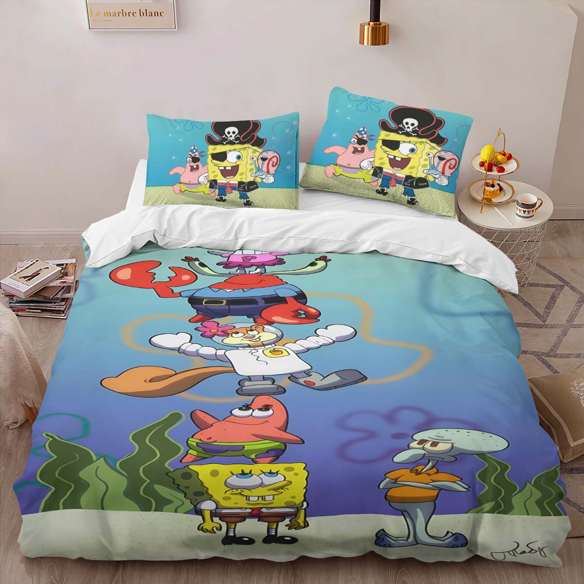 Spongebob Squarepants Characters 12 Duvet Cover 2