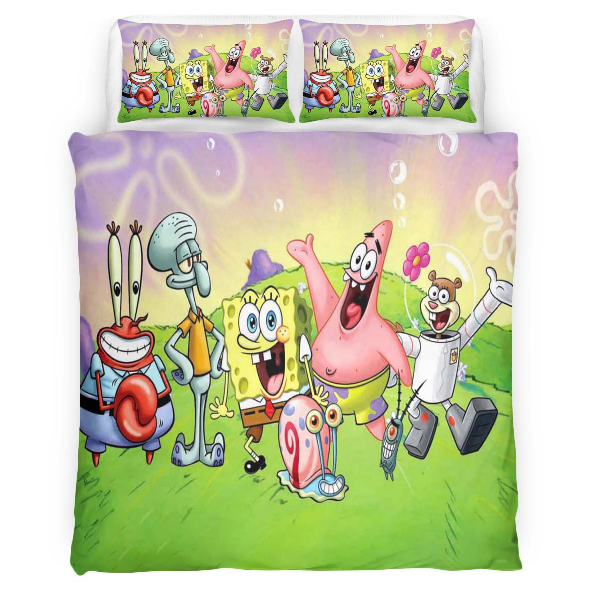 Spongebob Squarepants Characters 18 Duvet Cover