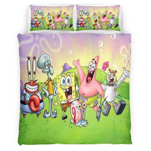 Spongebob Squarepants Characters 18 Duvet Cover