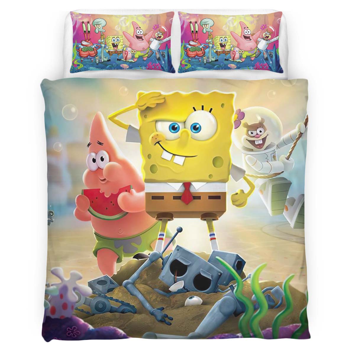 Spongebob Squarepants Characters 21 Duvet Cover