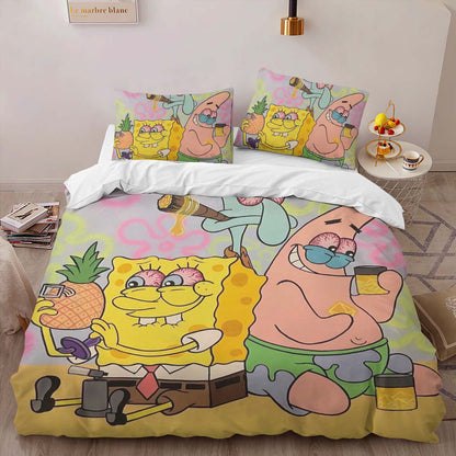Spongebob Squarepants Characters 23 Duvet Cover 2