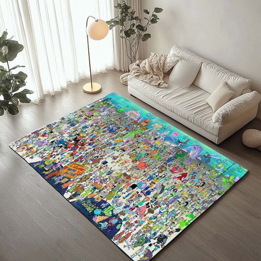 Spongebob Squarepants Characters 27 Rug
