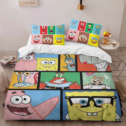 Spongebob Squarepants Characters 50 Duvet Cover 2