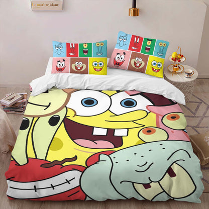 Spongebob Squarepants Characters 54 Duvet Cover 2