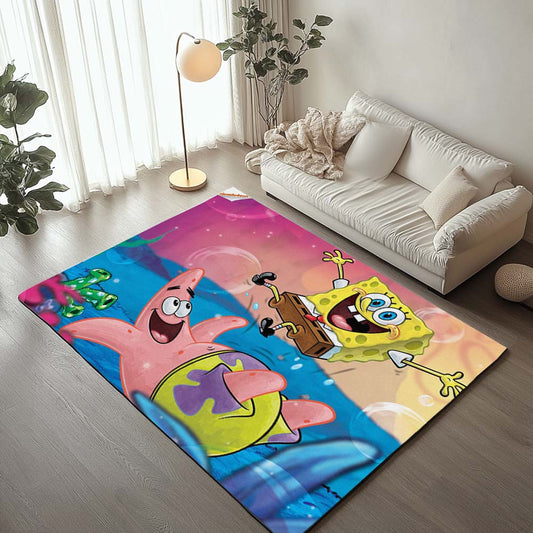 Spongebob and Patrick Star Squarepants Spongebob 3 Rug