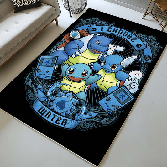 Squirtle Water Pokemon 2 Rug