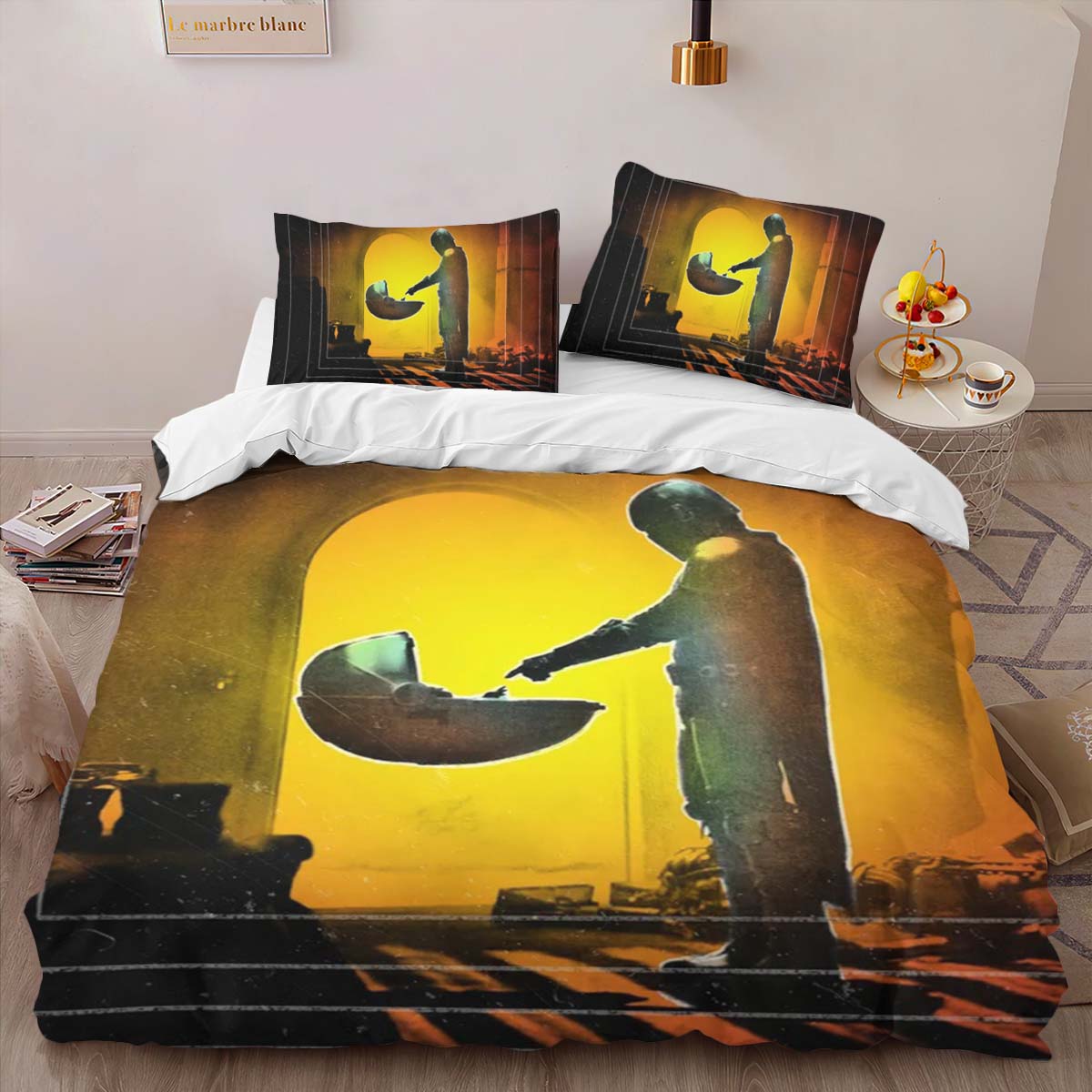 Star Wars Baby Yoda The Mandalorian Movie Duvet Cover 2