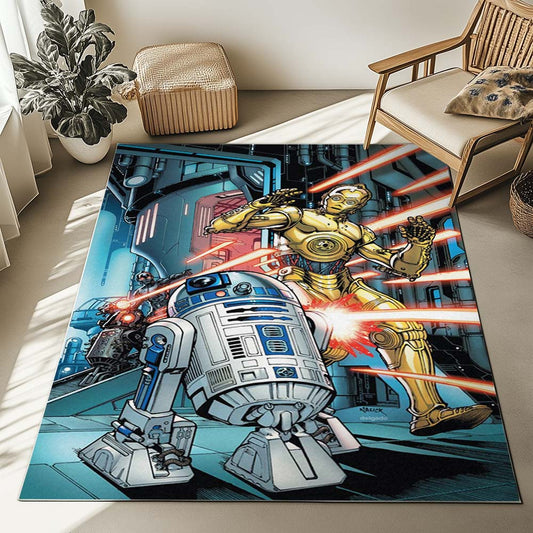 Star Wars Dark Droids Robot Rug