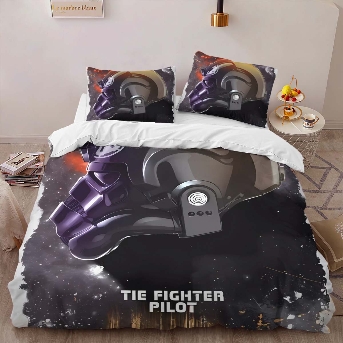 Star wars tie fighter pilot Duvet Cover 2
