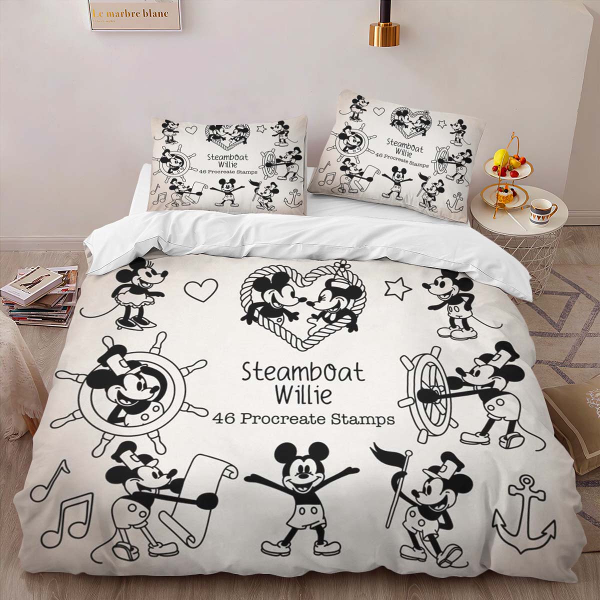 Steam Boat Mickey Mouse Duvet Cover 2