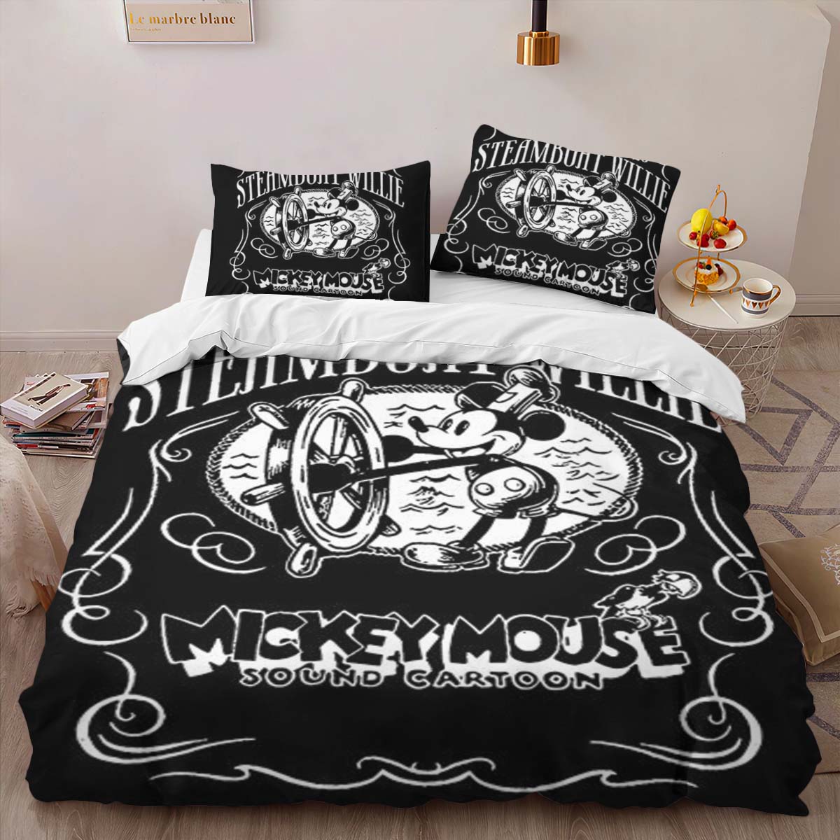 Steam Boat Mickey Mouse 2 Duvet Cover 2